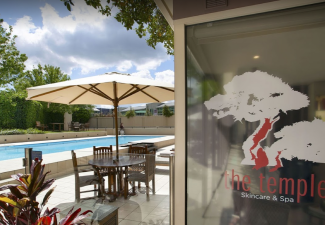 temple skincare and spa pool