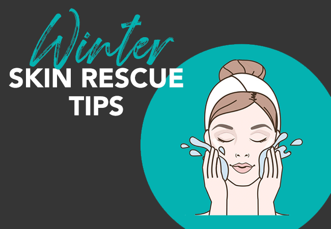 Winter Skin Rescue Tips Infographic