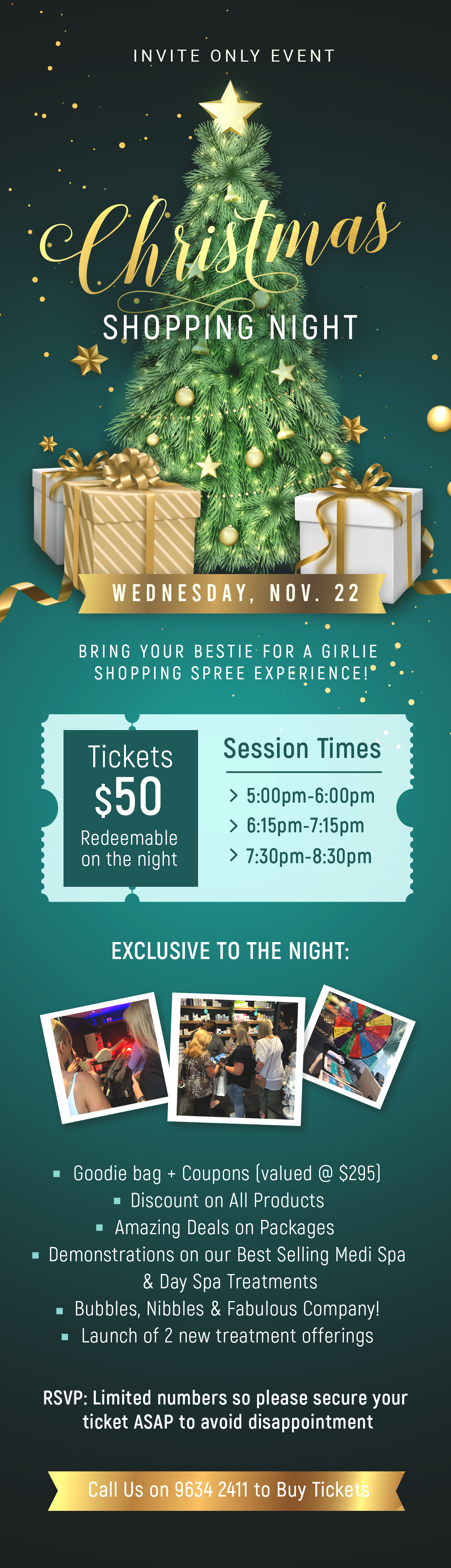 Temple Skincare & Spa VIP Christmas Shopping Night!