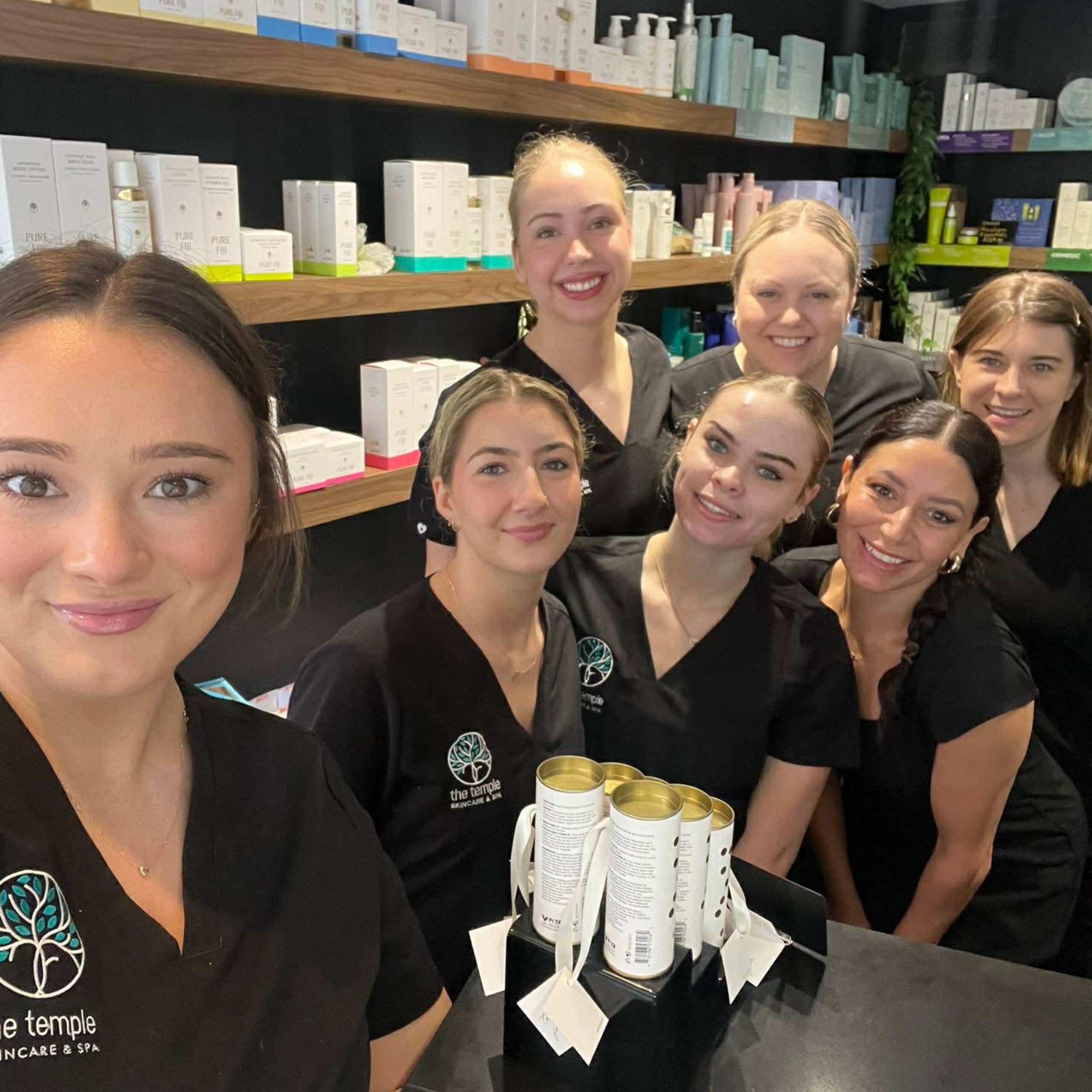 (L-R) Brooke, who is nominated as the PBS Therapist of the Year, with Valerie, Beck, Melissa, Stella, Sienna & Vivian