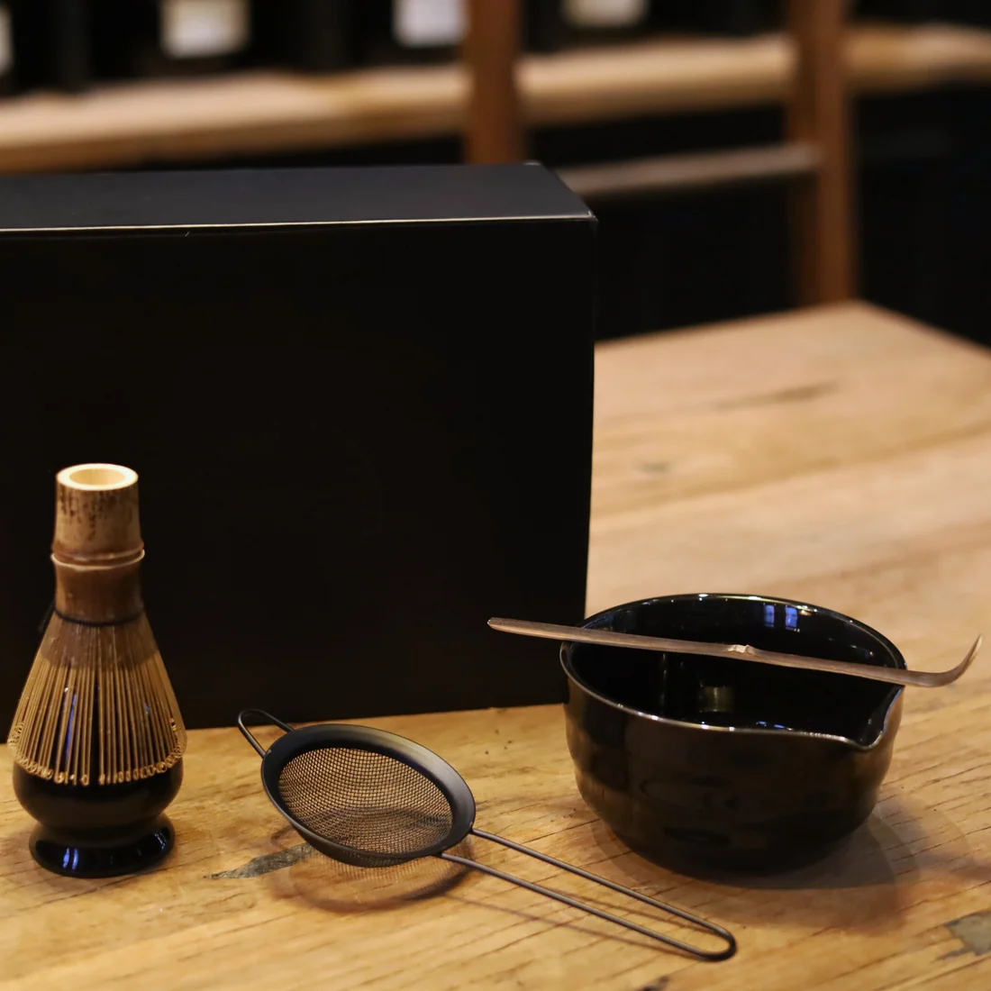 The Tea Collective MATCHA RITUAL KIT All Black Collection The Tea Collective MATCHA RITUAL KIT All Black Collection
